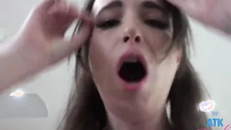 Turned On amateur beauty Brooke Johnson pov fellatio and vagina fucking
