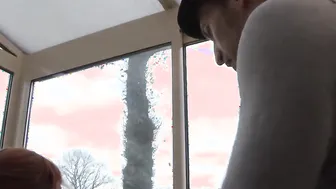 Homemade anal lessons for this red haired 18 yo