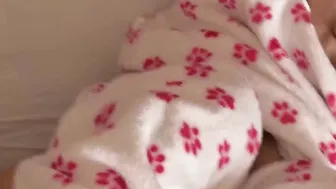 Step-sister getting obsessed by step-brothers humongous dick