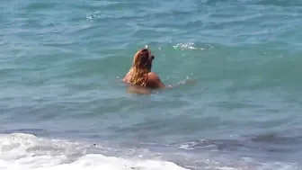 nippleringlover Cutie MILF naked beach compilation pierced cunt gigantic pierced spread nipple piercings