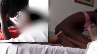 Skinny Black Barely Legal Happy To Gotten Facial Jizzed From White Dick