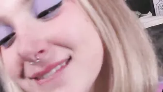 Bigtit point of view beauty sucking off before rides into sensual lovers