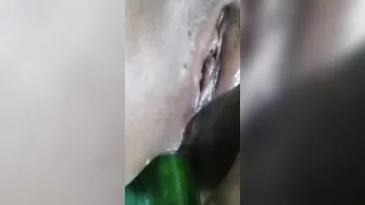 Pakistani Randi Nida Ali fucking soak snatch and booty hole