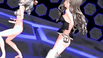 【MMD】Paula  Kashima  Atago  gentlemanly tiger eyes【R-18】
