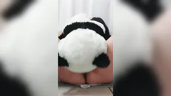 Cougar loves you teddy bear into rides the sex toy