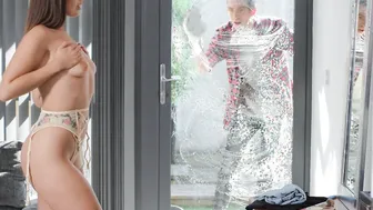 Window Teaser And The Twat Pleaser Film With Danny D Ruby Sims - Brazzers Official