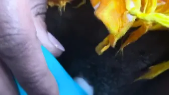 First squirt without penetration