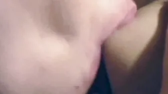 A blonde and a dark hair satisfaction each other with tongues and various sex toys