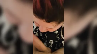 Slutty Milf Ex-Wife Gags On Thick Penis