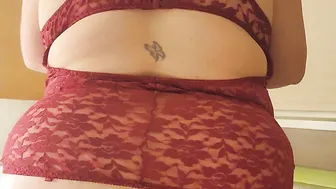 Fucking myself inside my hotel room