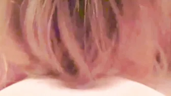 BBW AMATEUR BLOWS PENIS WHILE GETS HER VAGINA POUNDED WITH A VIBRATOR