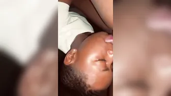 African Hottie Eats Vagina For The First Time