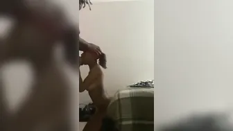 She Blowing Penis While Her Bestie Watching