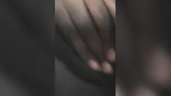 CLOSE UP. Having Fun with my clitoris till I gotten soak