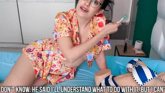 Step Sister help Brother Lose Virginity inside Three-Way Sex with Tantaly / Kisscat.xyz