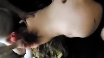18 baby kitten takes two dicks rough n ruff