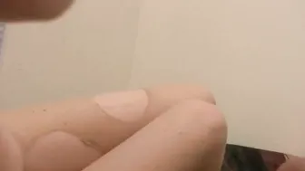 18 Yo Amelia Rose mouth fucks a huge eager dick