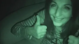 Exciting night vision sex tape with Hispanic eighteen Jimena Lago