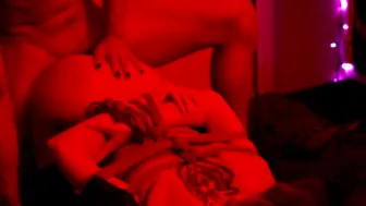 Small 19 year old stepsister bound up and fuck hard after rough spanking