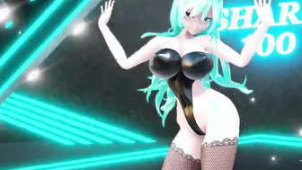【MMD R-teenagers SEX DANCE】MELISSA (MIKU) Follow The Leader Rough sex sweet goddess booty [CREDIT BY] Shark100