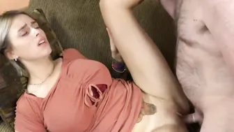 ChickPass - Inked teens Tina Ray is nailing a lucky geeks