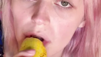 ASMR- Squash Blowing and Licking