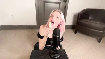 Roleplaying porn video – ASMR- Lover Experience With Banana Blowing