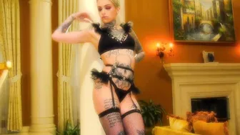 DevilsGangbangs - Gothic Hottie Leigh Raven Getting Her Tight Little Pink Asshole Manhandled By four Huge Dick
