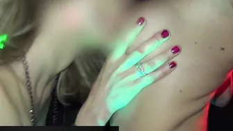 Amateurs into a swinger club