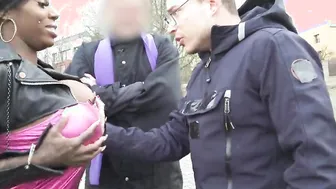 DEVIANTE - 18yo college boy jizzes after 3seconds into Black