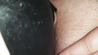 Cunilingus porn video – Close up eating fat bushy vagina makes her shake inside