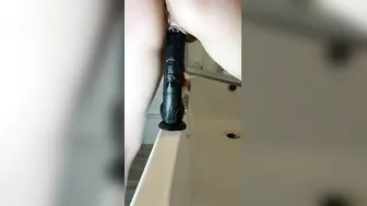 Best MILF butt ride gigantic vibrator