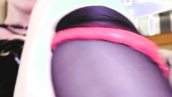 Leaking Cunt Bondage Milf Eva Freaky babe Vinyl Gigantic Booty