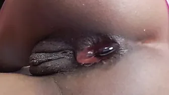 Masturbation vulgar butt with anal plug
