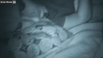 Forced a sleeping women suck a cock - Night vision
