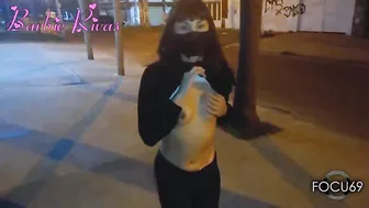 Masturbandome en publico