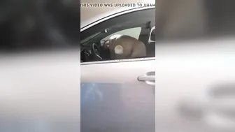 Fucking the vehicle window