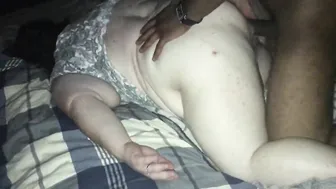 Bbw Bbc porn video – Bbw Enjoying a 9 inch big black cock doggie while hubby records