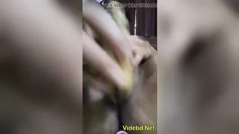 Hottie sexy Snatch Masturbating Selfie MMS Movie