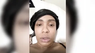African 18 Yo Strokes Bushy Cunt on Periscope