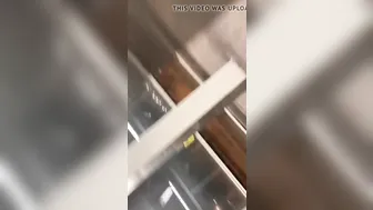 Cumming on Long Ghetto African Butt inside Pants