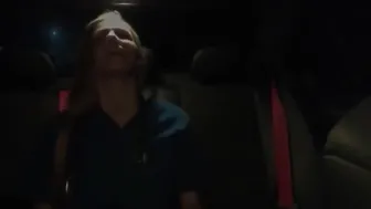 Nurse Banged by bbc inside an Uber