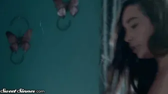 SweetSinner Sniffing the Babysitters Crazy Lingerie Leads to Cheating