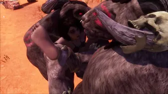 Maya Gets Doubled Teamed - new Wildlife Build
