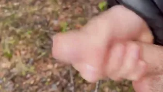 Forest running led to orgasm