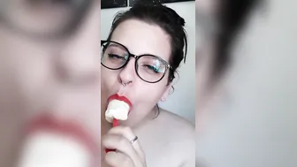 Who wants an icy snack ?