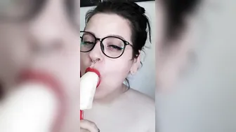 Who wants an icy snack ?