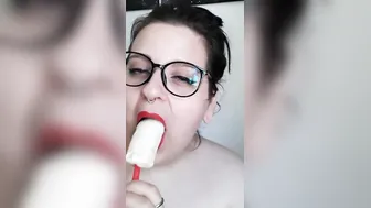 Who wants an icy snack ?