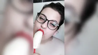 Who wants an icy snack ?