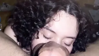 Sucking Off his meat